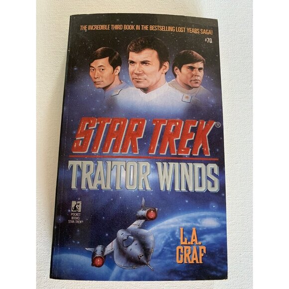 Star Trek Traitor Winds By L.A. Graf Pocket Books Softcover Novel Vintage 1994 - Picture 1 of 2